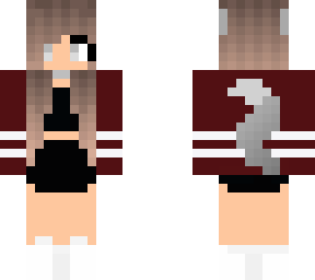 maroon wolf girl