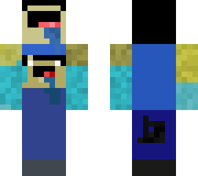 noob steve hodling bigger noob steve