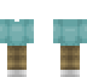 ob - cute and casual - pastel cyan/teal sweater