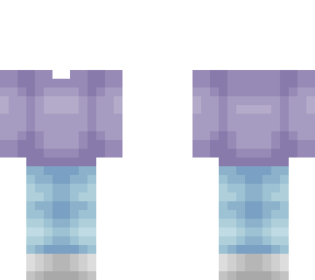 ob - pastel purple sweater - pastel blue pants