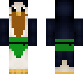 pinguin with beard