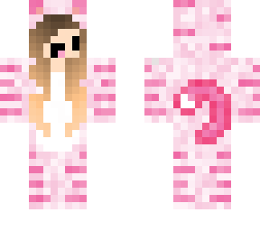 pink derpy cat girl
