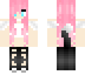 pink haired girl