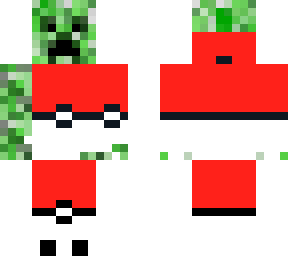 pokeball track suit on creeper skin