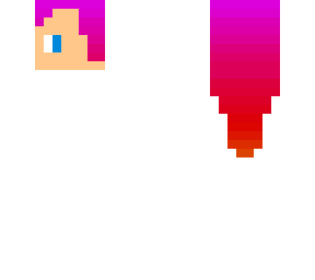 purple to pink to red to orange hair base shaded