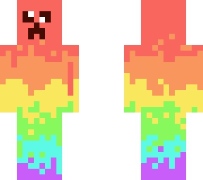 rainbow creeper with silly eyes