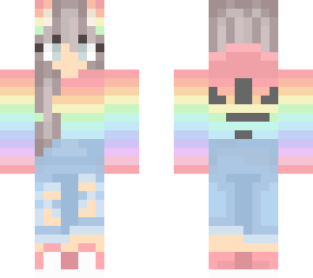 rainbow girl