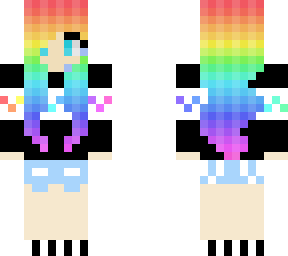 rainbow girl