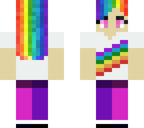 rainbow girl