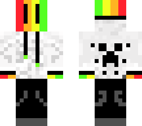 rainbow in a hoodie