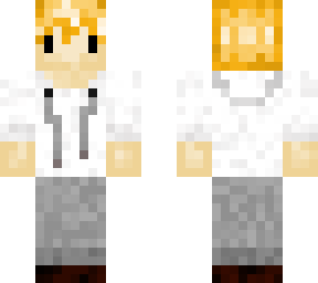 white hoodie man