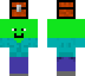 alien steve carrying chest