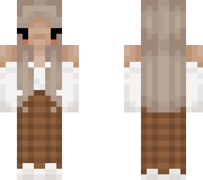 blonde, brown plaid
