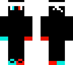 blue and red