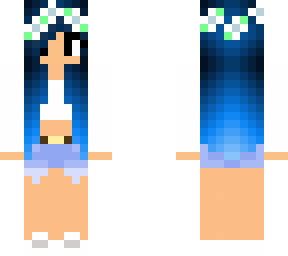 blue girl