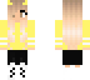 cute yellow devil girl