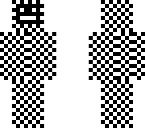 domino (black & white)