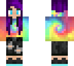 edit tie dye hoodie girl