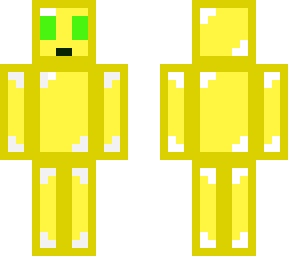 golden block man by sko0dles