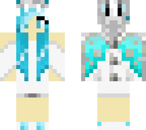 ice dragon girl | Minecraft Skins
