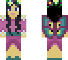island butterfly fairy girl