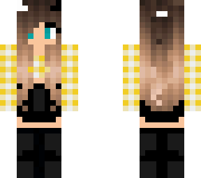 normal demon girl (but in a yellow shirt) (re-upload)