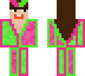 pink and green
