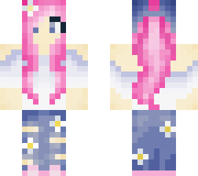 pink daisy girl