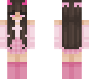 pink devil girl ( cute )