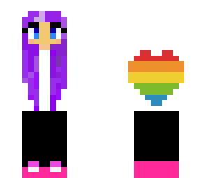 purple girl: