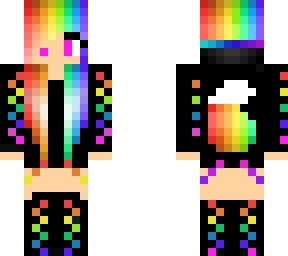 rainbow girl