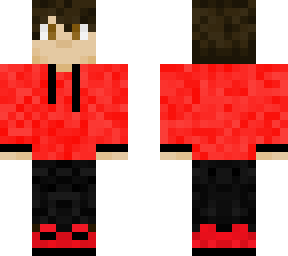 red hoodie