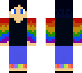 blue eyes rainbow