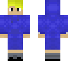 blue hoodie boy