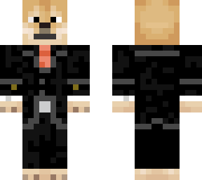 business and casual shiba
