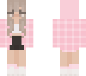 flannel and beanie girl
