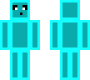 neon blue slime