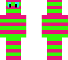 pink and green stripes