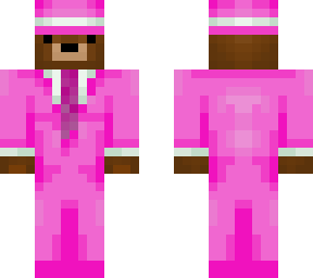 pink suit bear