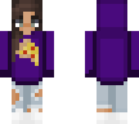pizza hoodie girl