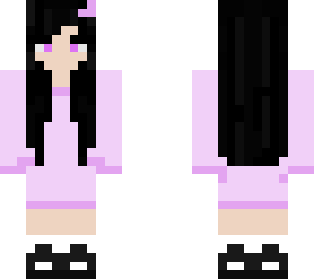 purple night gown