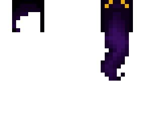 purple ponytail w/ horns