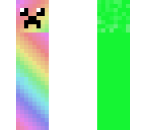 rainbow cute creeper