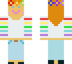 rainbow gaming skin