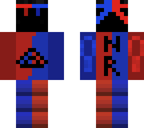 red and blue +++