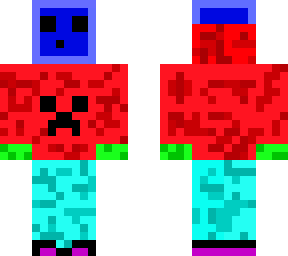 slime with hoodie and gloves