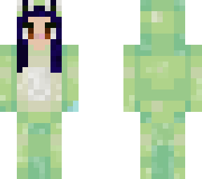 zoie in a frog onesie with henkey