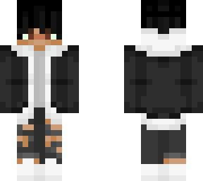 black and white