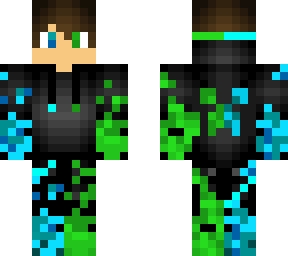 blue and green