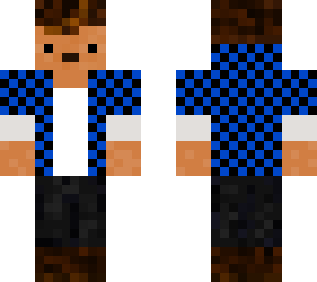 blue checkered